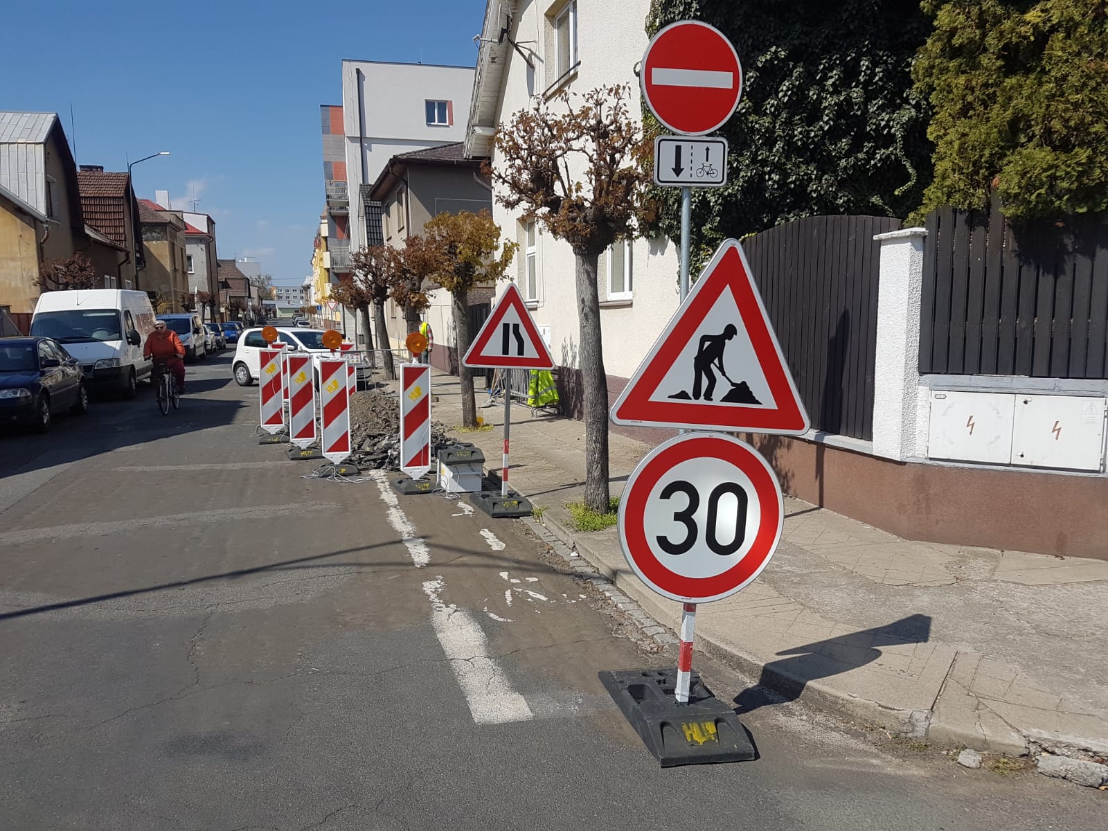 Přechodné dopravní značení
